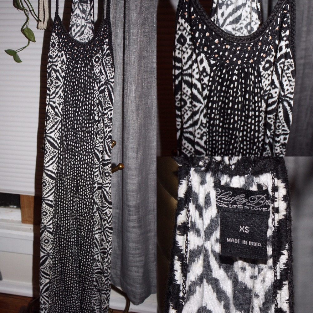 Lucky Brand maxi sleeveless dress